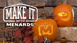 Power Tool Pumpkin Carving  Make It With Menards [upl. by Bruckner]