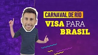 GUÍA DEL CARNAVAL DE RÍO VISA PARA BRASIL [upl. by Natka]