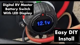 Digital Display RV Battery Disconnect Switch [upl. by Iden]