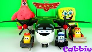 Disney Pixar Planes 2 Fire amp Rescue Cabbie McHale Transporter Fun Family Toy Review Mattel [upl. by Mozes897]