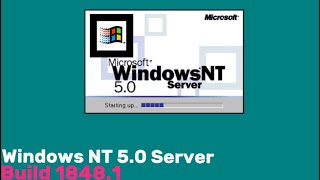 Windows NT 50 server beta 2 build 1848 [upl. by Argile22]