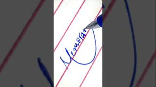 Speed writing calligraphy handwritting lettering trending shorts [upl. by Aliuqaj]