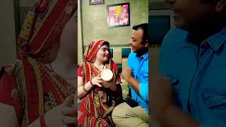 Amla Se 🤣😜 comedy funny sachet couple sachetparampara husbandwifecomedy shorts trending fyp [upl. by Azilanna]