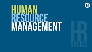 HR Basics Human Resource Management [upl. by Fogarty215]