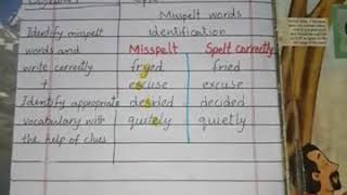 Class 3 English Misspelt Words [upl. by Aseram677]