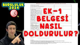 EK 1 BELGESİ NASIL DOLDURULUR [upl. by Ailerua]