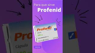 Profenid para que sirve 💊  ForoTube [upl. by Annaohj]