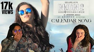 Indian 2  Calendar Song Lyric Video  French amp Indian React [upl. by Igor]