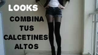 Como combinar calcetines altos 1 LOOKBOOK [upl. by Zat]