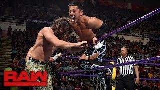 Akira Tozawa amp TJ Perkins vs The Brian Kendrick amp Tony Nese Raw March 13 2017 [upl. by Grochow]