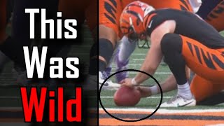 Fumbled hold costs the game in overtime  Cincinnati Bengals Vs Baltimore Ravens [upl. by Lytsirk]