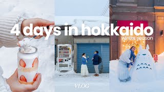 4day hokkaido winter itinerary shopping haul  scenic train trip thrifting snow festival [upl. by Bettzel]