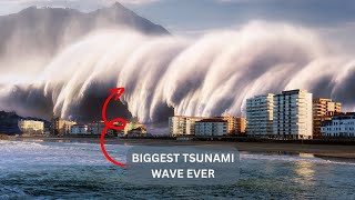 Biggest Tsunami Ever Recorded In History [upl. by Ikkaj]