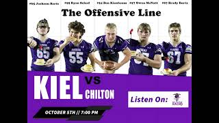 HS Football Kiel vs Chilton  NEW Sports Radio AUDIO [upl. by Cogn]