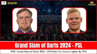 Luke Littler vs Mike de Decker  Grand Slam of Darts 2024  Darts Live Score Update today [upl. by Ainav308]