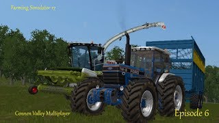 Fs17  Cennen Valley Multiplayer  Episode 6  Bit of Silage [upl. by Kerin]