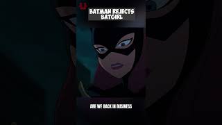 Batman Rejects Batgirl 😮 dccomics batman batgirl [upl. by Ada]