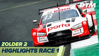 Lead change at the DTM championship  Highlights Race 1  DTM Zolder 2 2020 [upl. by Nerrag]