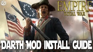 Installing Darth mod for Empire Total War Easy How to guide [upl. by Enirahtac]