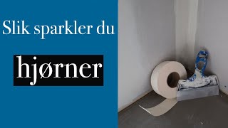 Sparkling av hjørner innvendige og utvendige hjørner [upl. by Atinreb]