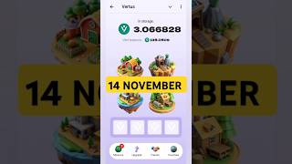 Vertus Combo Cards Today  14 November Vertus Combo Cards  airdrop vertus code [upl. by Darrel]