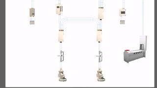 Pneumatic Tube Schematic Animation  Aerocom USA [upl. by Avehs]