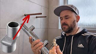 HOW TO fit a mixer shower [upl. by Aicsile]