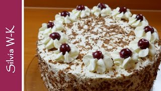 Schwarzwälder Kirschtorte  ohne Gelatine [upl. by Annoved481]