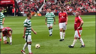 Wayne Rooney Freekick GOAL in Manchester United Legends vs Celtic Legends [upl. by Astiram88]