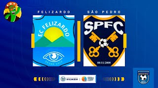 CAMPEONATO MUNICIPAL 2024  FELIZARDO X SÃO PEDRO [upl. by Nylodnewg730]