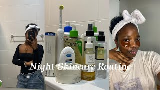 Skincare Night Routine  Produtos que utilizo Dicas marcas e site [upl. by Aretak]