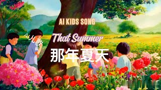 AI KIDS SONGThat SummerAI 中文儿歌那年夏天 [upl. by Kcirdor]