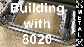 Building with 8020 a cube with drawers [upl. by Akienat]