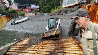 Brand New Bobcat Stuck  Tides Coming  Otto on The Last Frontier in Alaskas Kachemak Bay [upl. by Fitzpatrick]