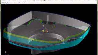 SURFCAM Tutorial  3Axis MultiCut Spiral and Undercut [upl. by Bowles]