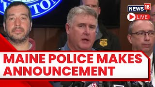 Lewiston Maine Shooting 2023 LIVE  Maine Police Briefs Media On The Incident Maine Shooting  N18L [upl. by Dame]