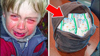 Boy Brings Diapers To School Every Day – Parents Are Surprised When Realising Why [upl. by Vieva783]