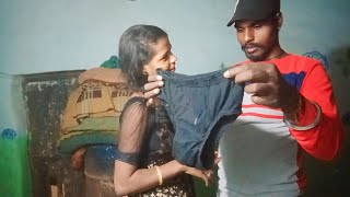 Prank Video On My girlfriend 👙 full funny prank video on my girlfriend 👙😂 villagecouplereaction [upl. by Adnuhs]