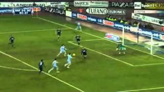 HIGHLIGHTS NapoliInter 260111  Coppa Italia [upl. by Axe]