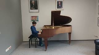 Mikhail Tsyglakov piano 9 yo Music School quotMariArsquot Vilnius Lithuania [upl. by Anyat693]