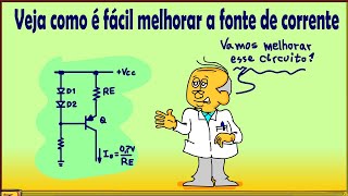 Amplificador diferencial com fonte de corrente mais estável [upl. by Serene319]