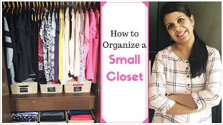 How To Organize A Small Closet Closet organization Ideas [upl. by Enomor]