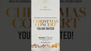 Christmas Concert  Join us [upl. by Atinele]