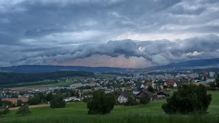 15 Juli 2024  Gewitter Schälchlihoger Urdorf  1935  2020  2050  2227 Uhr [upl. by Deron]