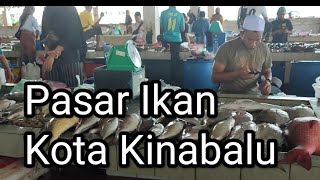 Pasar Ikan Kota KinabaluIkan segar dari laut [upl. by Eivi96]