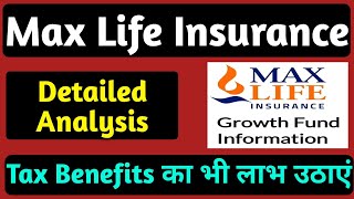 Max Life Growth Fund 2024  Max Life Growth Fund In Hindi  Max Life Insurance  Max Life  MaxLife [upl. by Ardnuas]