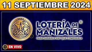 Resultado LOTERIA DE MANIZALES MIÉRCOLES 11 de septiembre 2024 [upl. by Nyliahs]