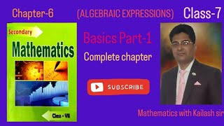 Mathematics Class7 Chapter6 Algebraic Expressions Basic Part1 [upl. by Campbell441]