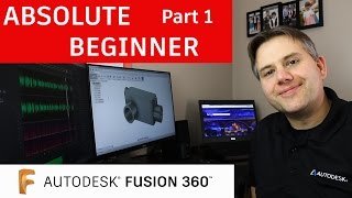 Fusion 360 Tutorial for Absolute Beginners— Part 1 [upl. by Korenblat]