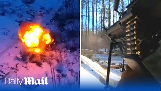 Brazilian volunteer fights Russian troops in Serebryansky Forest in brutal gun battle [upl. by Dorothi712]